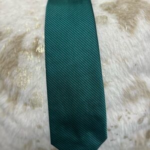 Fendi Emerald Green Pinstripe Tie